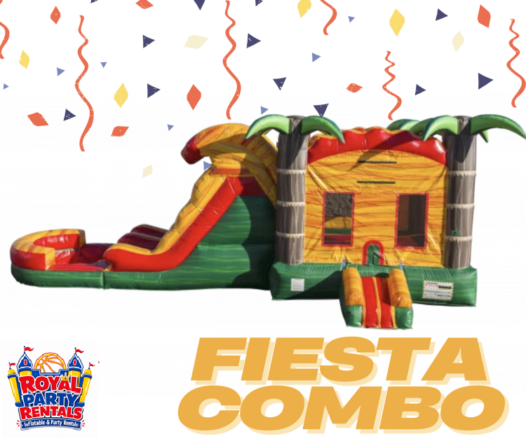 Fiesta Bounce House W/Slide (WET/DRY)